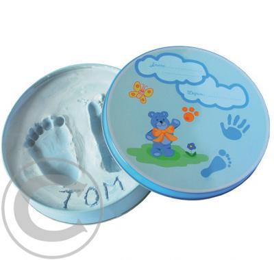 BABY OTISK – Sada pro otisk s plechovkou - barva modrá