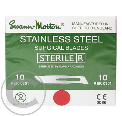 Čepelka skalpelová č.10 ster.100ks ZSZ