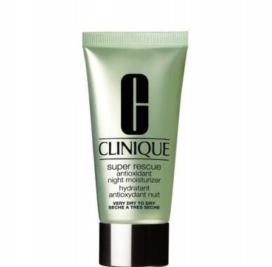 Clinique Super Rescue Night Moisturizer Very Dry Skin  50ml Velmi suchá a suchá pleť TESTER
