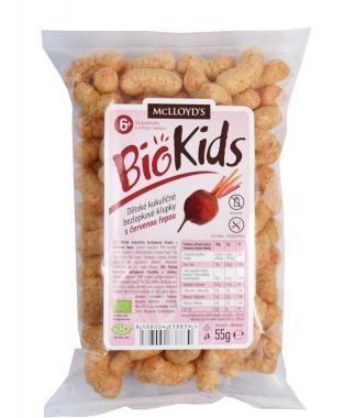 Křupky kukuřičné s červenou řepou BIO 55g