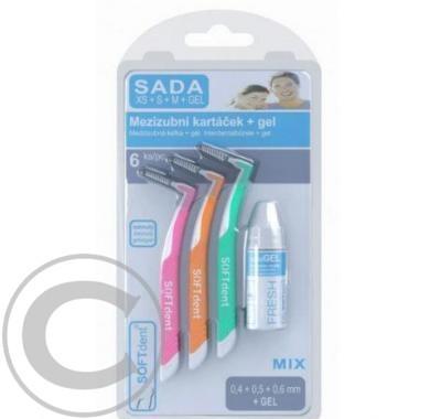 Mezizubní kartáčky MIX 6ks   gel SOFTdent