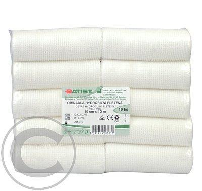 Obinadlo hydrofilní pletené nesterilní 10cmx10m Batist