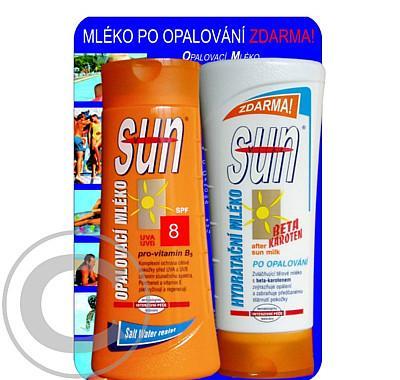 SUN Duopack opalovací mléko OF 8   mléko po opalování ZDARMA