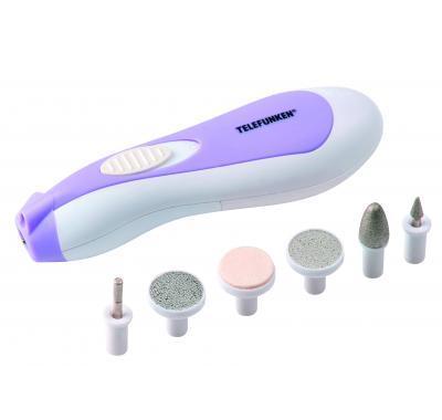 TELEFUNKEN elektrický pilník na nehty fialový